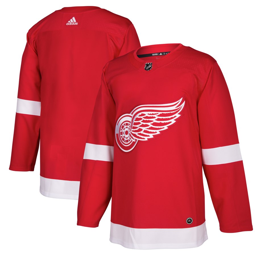 Men's Adidas Detroit Red Wings Red Stitched NHL Jersey